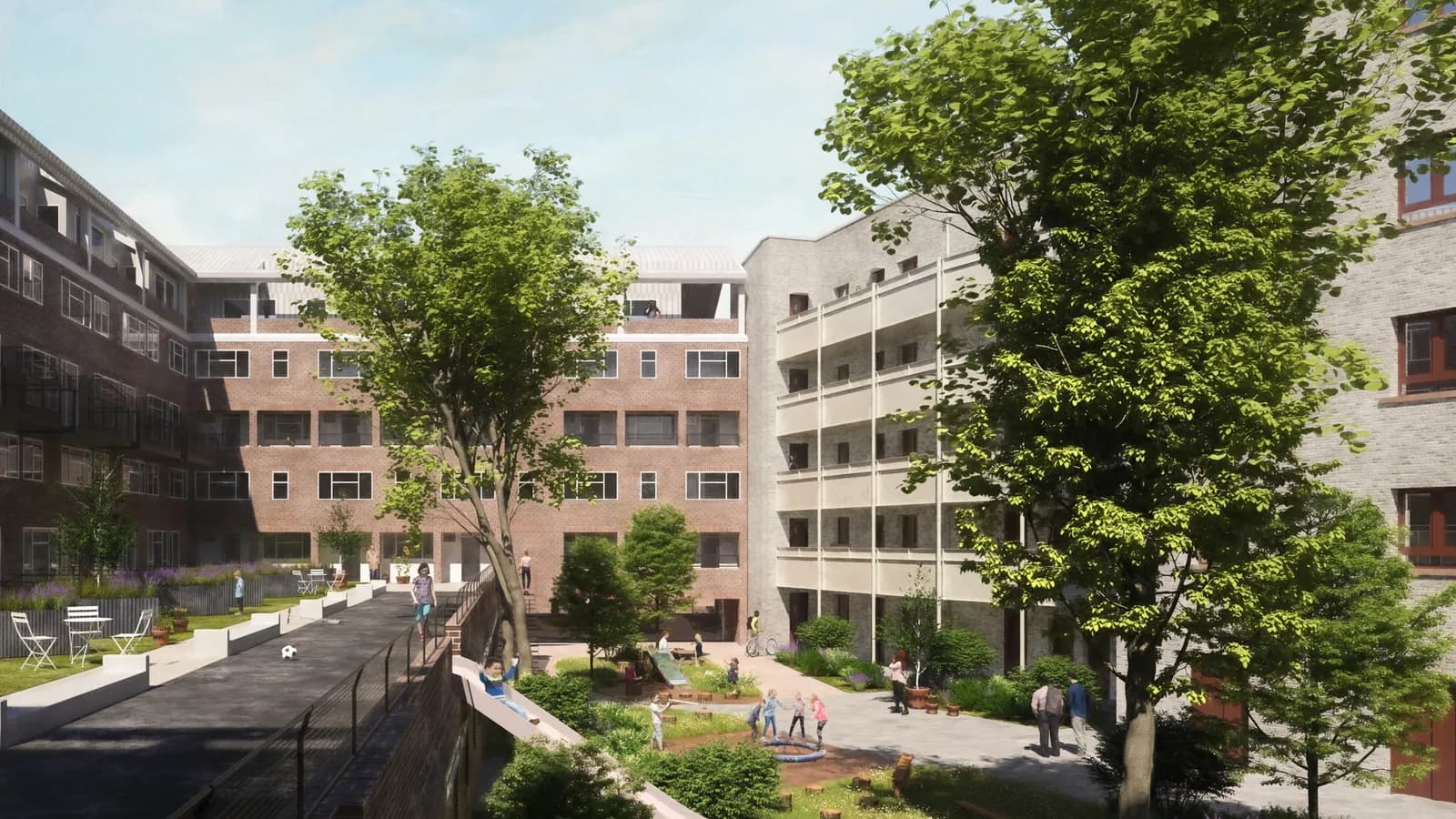 Morris Blitz Courtyard